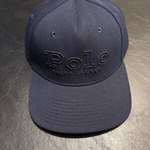 Men’s OS Polo by Ralph Lauren Navy strap back Blue Cap